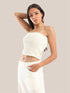 Elastic voile tube top